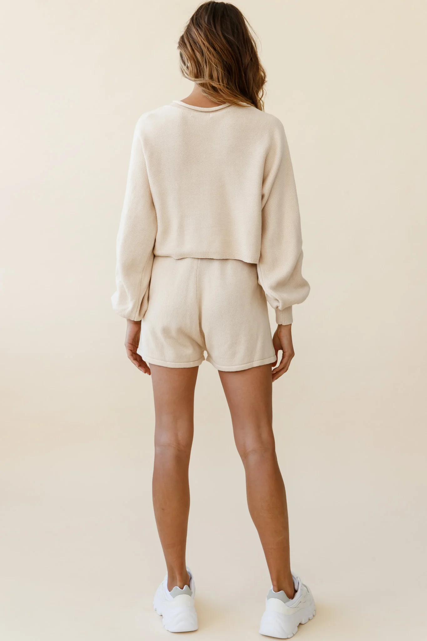 Easy Breezy Drawstring Waist Shorts Beige - Sonourner