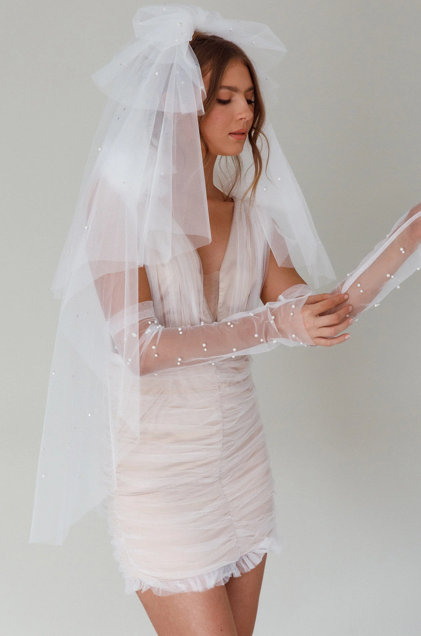 Unforgettable Pearl Veil White - Sonourner