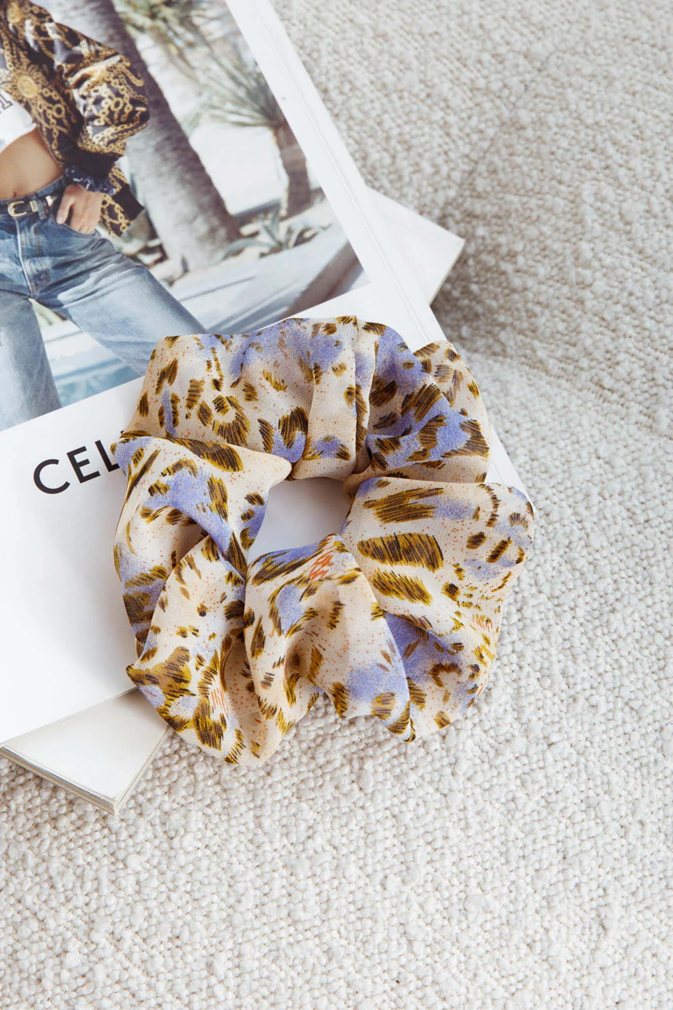 Chouchou Scrunchie Animal Blue - Sonourner